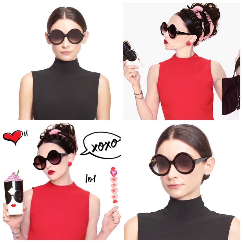 Celebrity Oversize Alice+Olivia Stacey Sunglasses